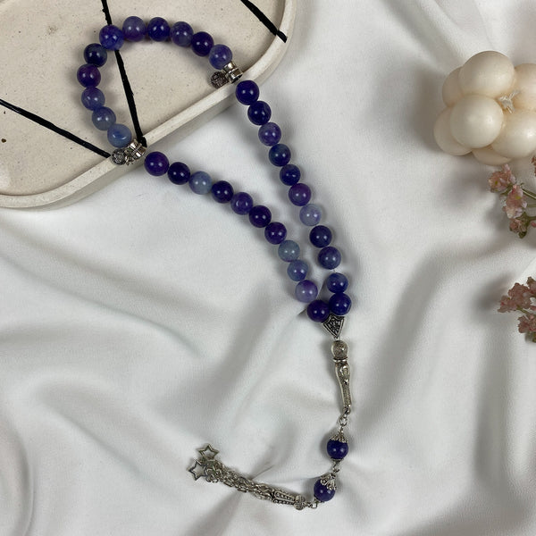 Rosary 33 Beads| Bluish Purple